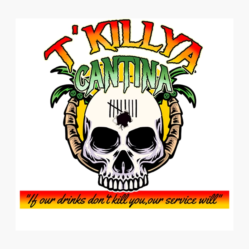 T_Killya Cantina Throw Pillow