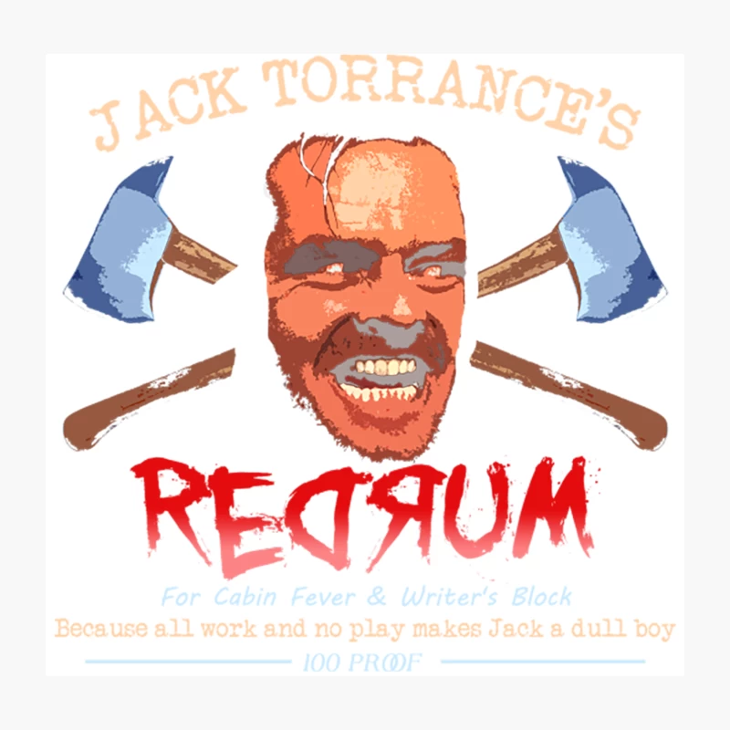 Jack Torrance_s RedRum Throw Pillow