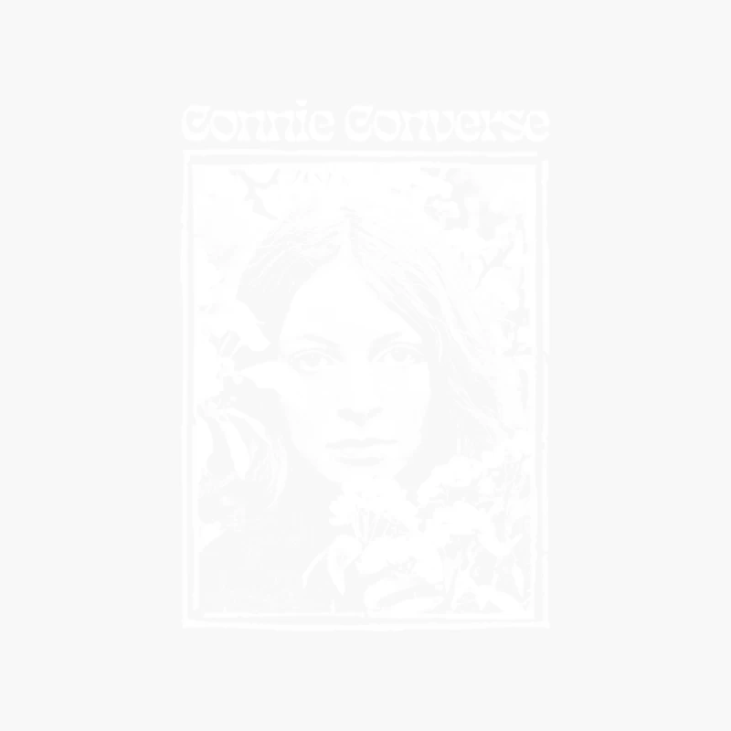 Connie Converse  Retro Fan Art Design Cotton Tote Bag