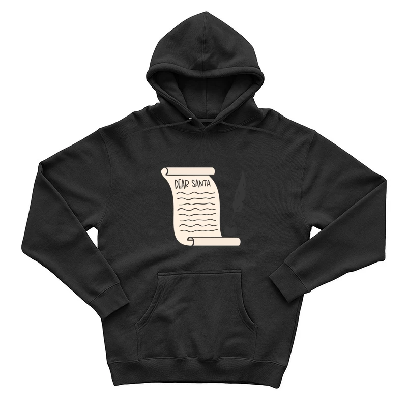 Lettre à Santa avec encre et parchemin Homme Sweat à capuche