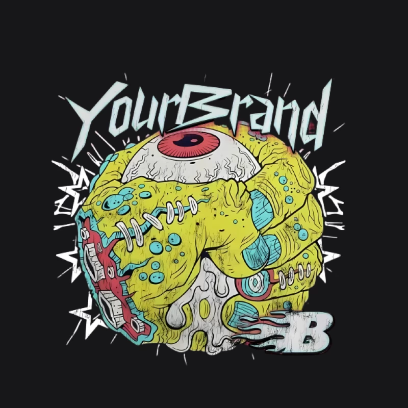 Design de Monstre Zombie Homme Sweat à capuche