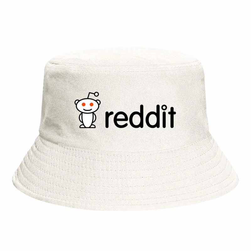 Reddit Logo with Snoo Mascot Bucket Hat