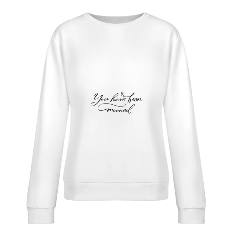 Du wurdest gemondet Design Damen Pullover Sweatshirt