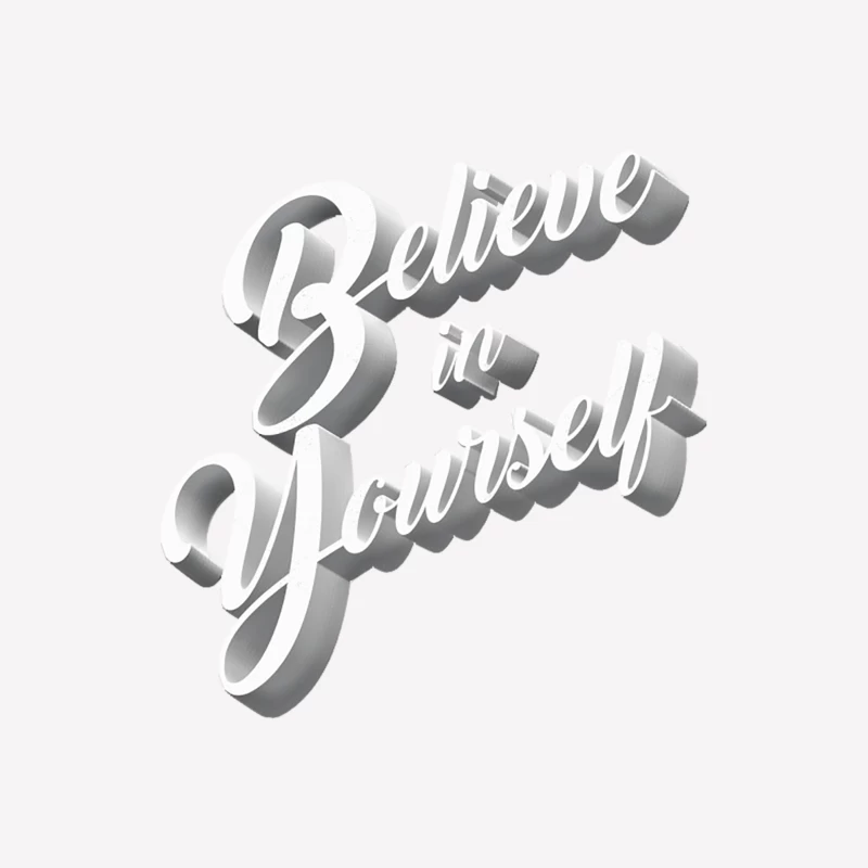 Believe In Yourself - Self CareMotivational Male T-Shirt