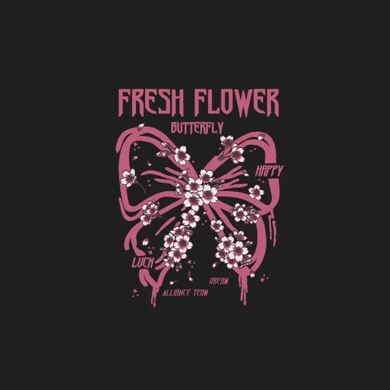 Frische Blumen Schmetterling Design Herren Tanktops