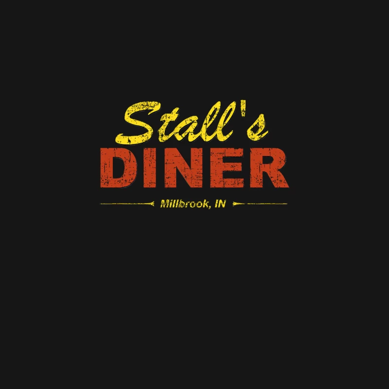 Stall_s Diner from A History of Violence, distressed Desk Mat