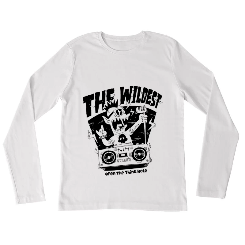Der Wilde Musik-Rebell Damen Langarm T-Shirt