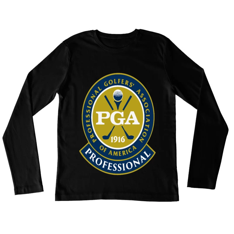 Professional Golfers' Association of America (PGA) Official Logo Female Long Sleeve T-Shirt