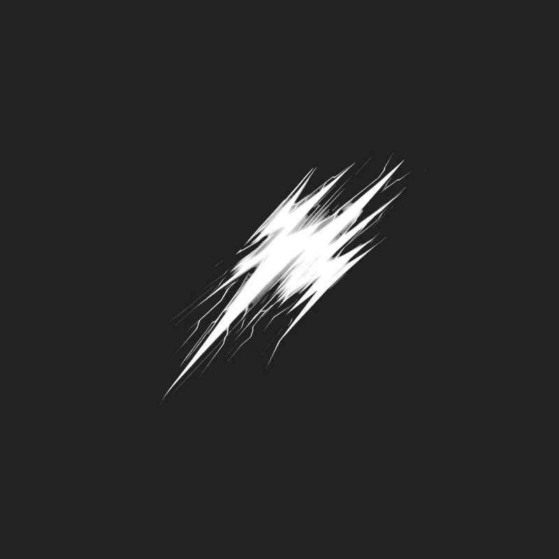 Abstract Diagonal Brush Strokes in Grayscale Bucket Hat