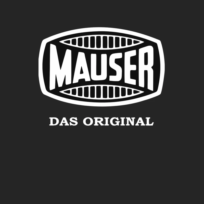 Vintage Mauser Firearms Company Logo with "Das Original" Text Male Pullover Sweatshirt