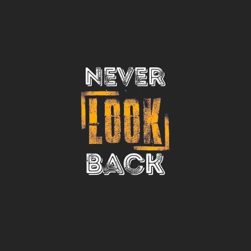 Never Look Back Motivation Male Pullover Sweatshirt