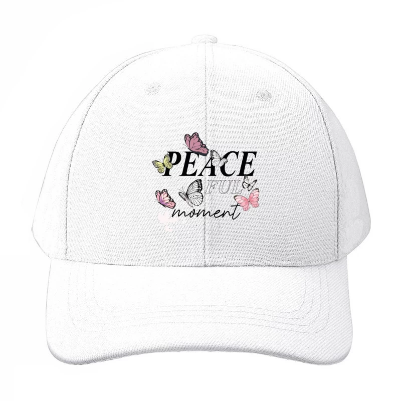 Peaceful Moment – Elegant Butterfly Serenity Baseball Cap