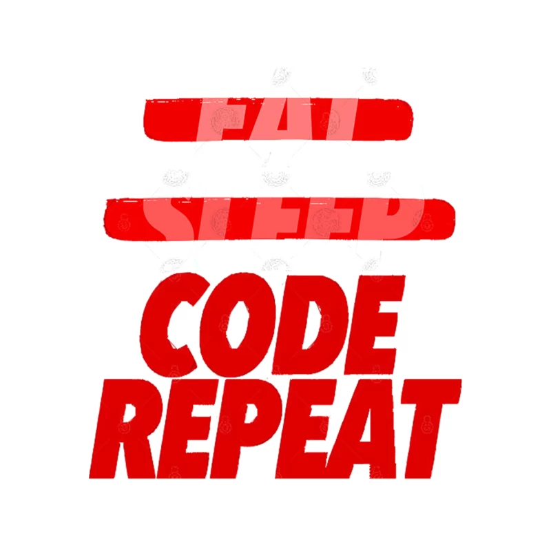 Eat Sleep Code Repeat - Computer Programmer CLI Tapestry