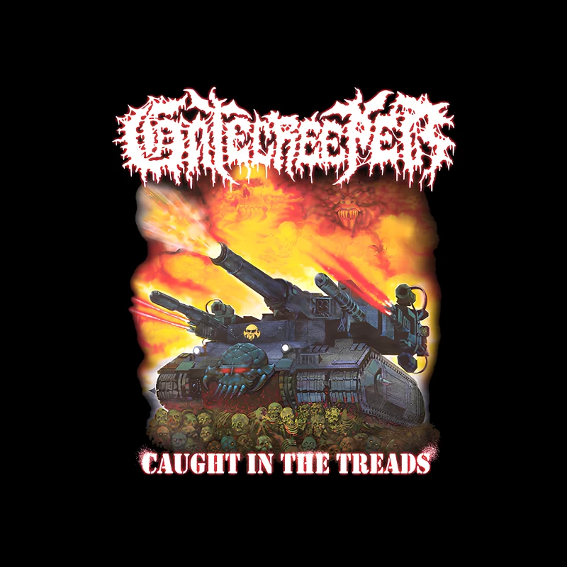 Gatecreeper Caught In The Treads Throw Pillow