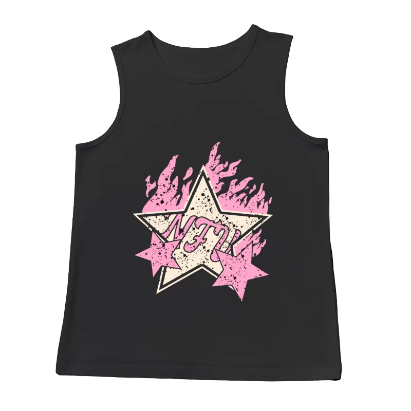 Flammender Stern Design Herren Tanktops