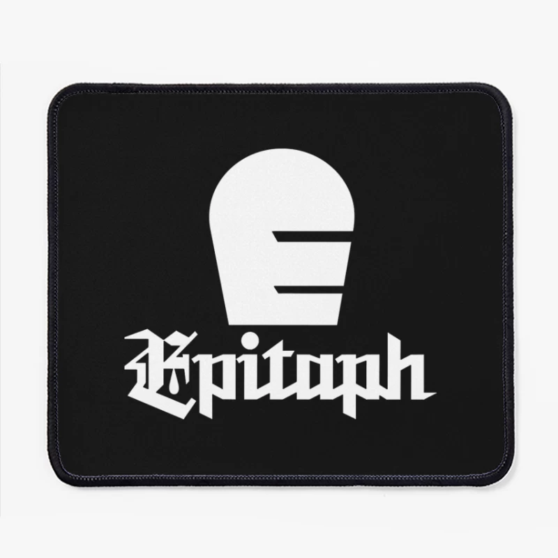 Minimalist Epitaph Records Logo Outline Mouse Pad