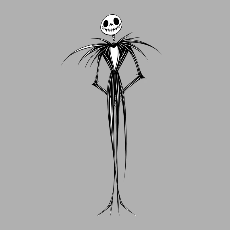 Jack Skellington: The Iconic Nightmare Before Christmas Character Male Tank Top