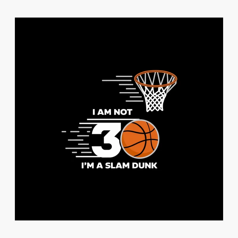 Basketball in Motion Towards Hoop Throw Pillow
