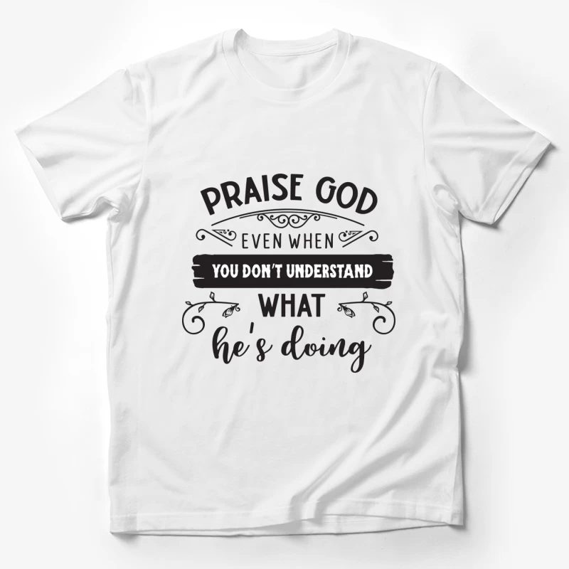 Louange à Dieu en tout temps Homme T-Shirt