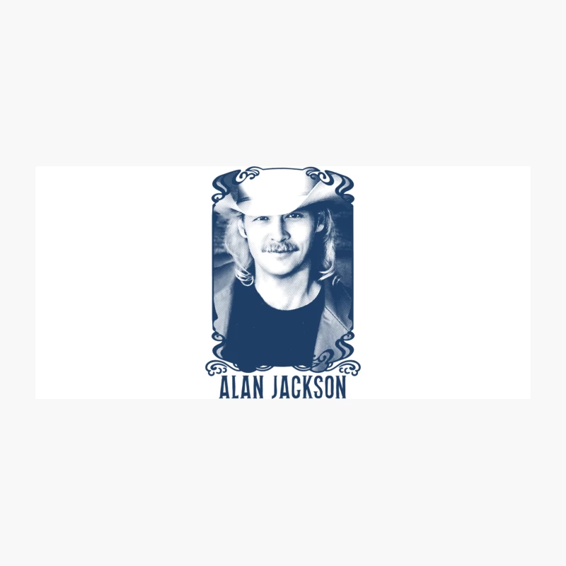 Alan Jackson  Vintage Faded Style Fan Design Coffee Mug