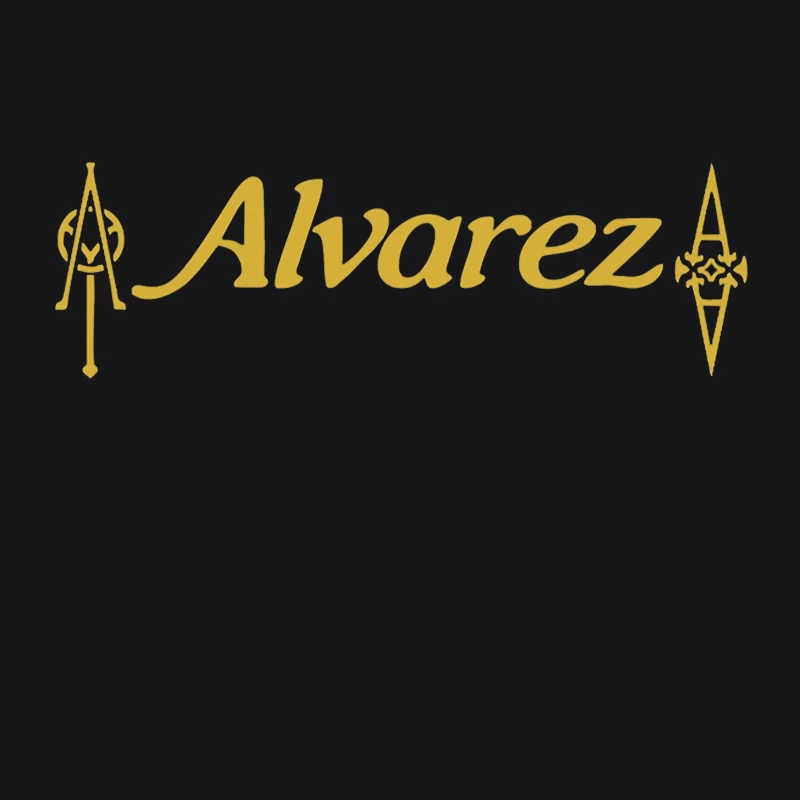 Alvarez Guitar Company Gold Logo Design Female Pullover Hoodie