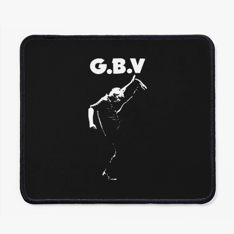 Graceful Ballet Dance Sketch in Line Art Mouse Pad