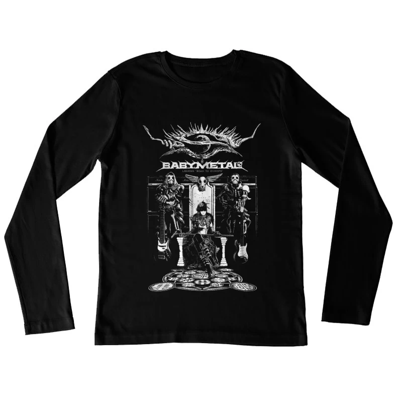 Babymetal Road to Europe Female Long Sleeve T-Shirt