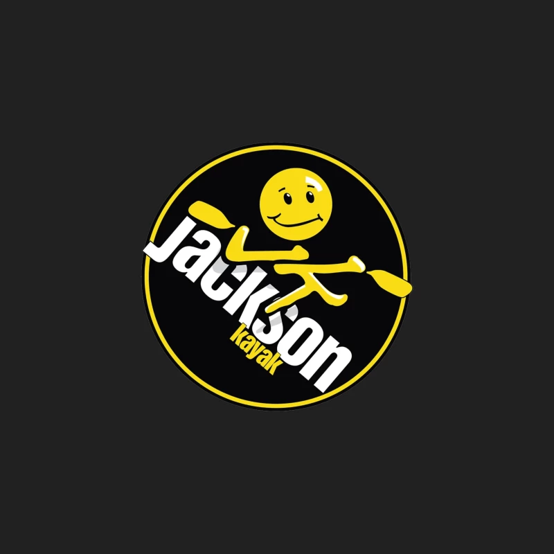 Jackson Kayak Sports Logo with Yellow Smiley Design Bucket Hat