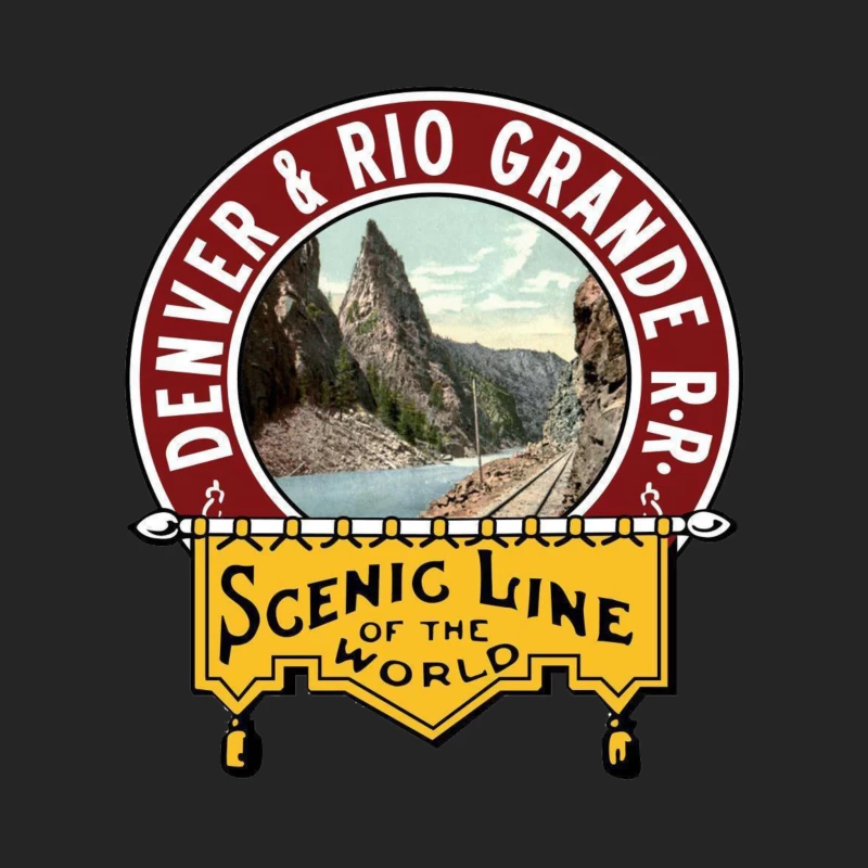 Denver and Rio Grande Male Pullover Sweatshirt