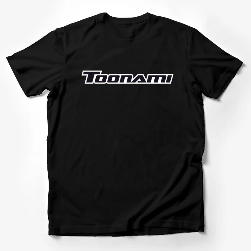 Toonami Black Text Logo - Cartoon Network's Anime Programming Block Male T-Shirt