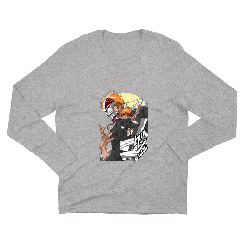 Cooler Shinigami-Krieger - Manga-Illustration Herren Langarm T-Shirt
