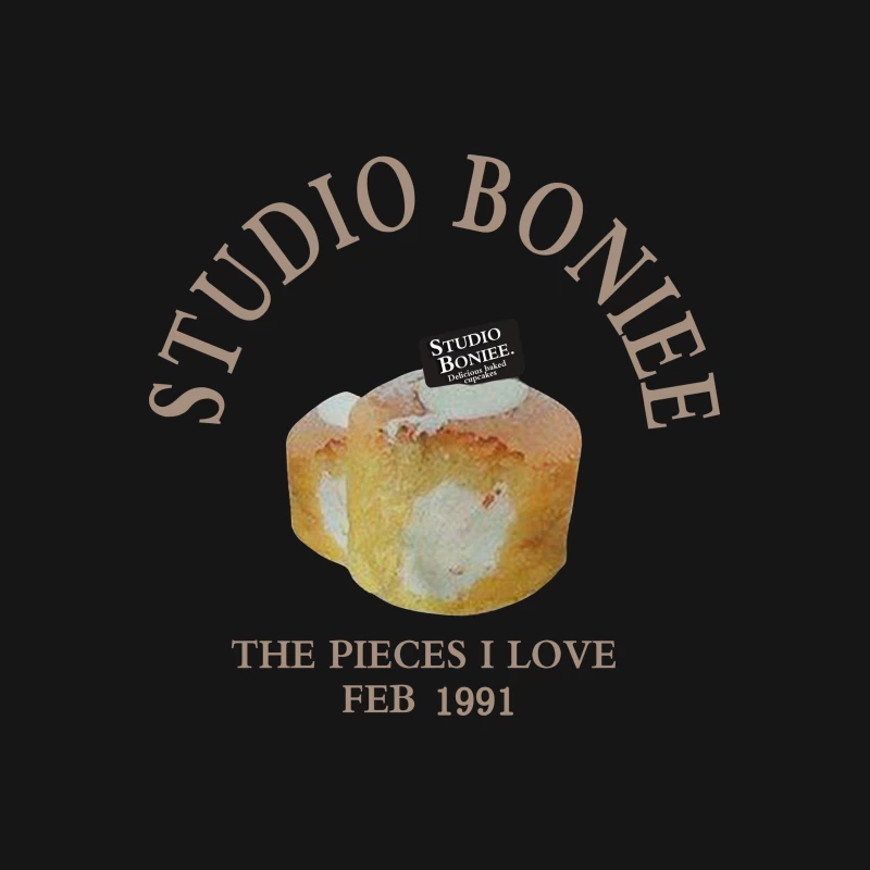 Studio Boniee Cupcake Logo Herren T-Shirt