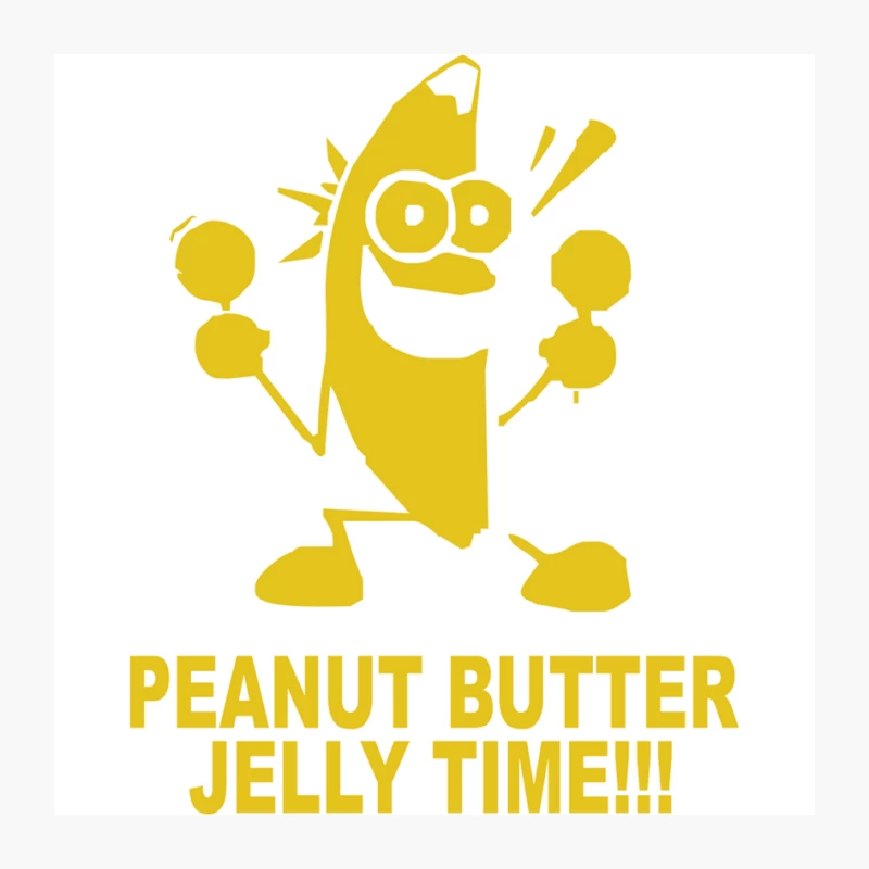 Peanut Butter Jelly Time Banana Pin