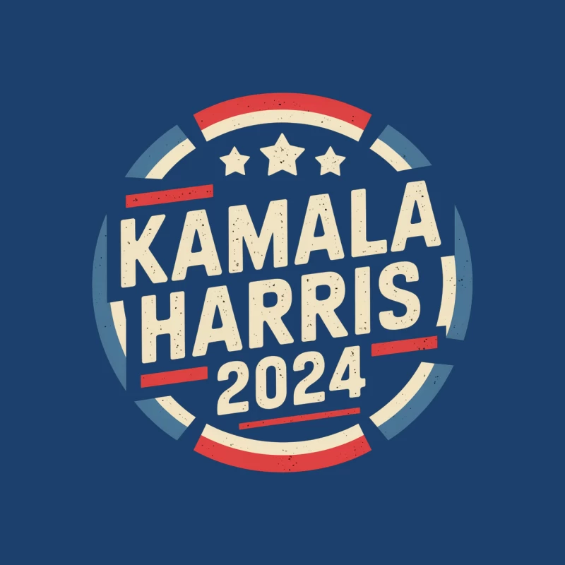 Kamala Harris 2024 Presidential Campaign Logo Male Pullover Hoodie