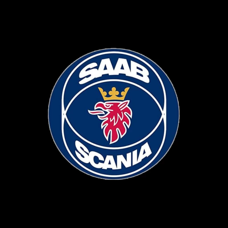 Classic Saab badge Mouse Pad
