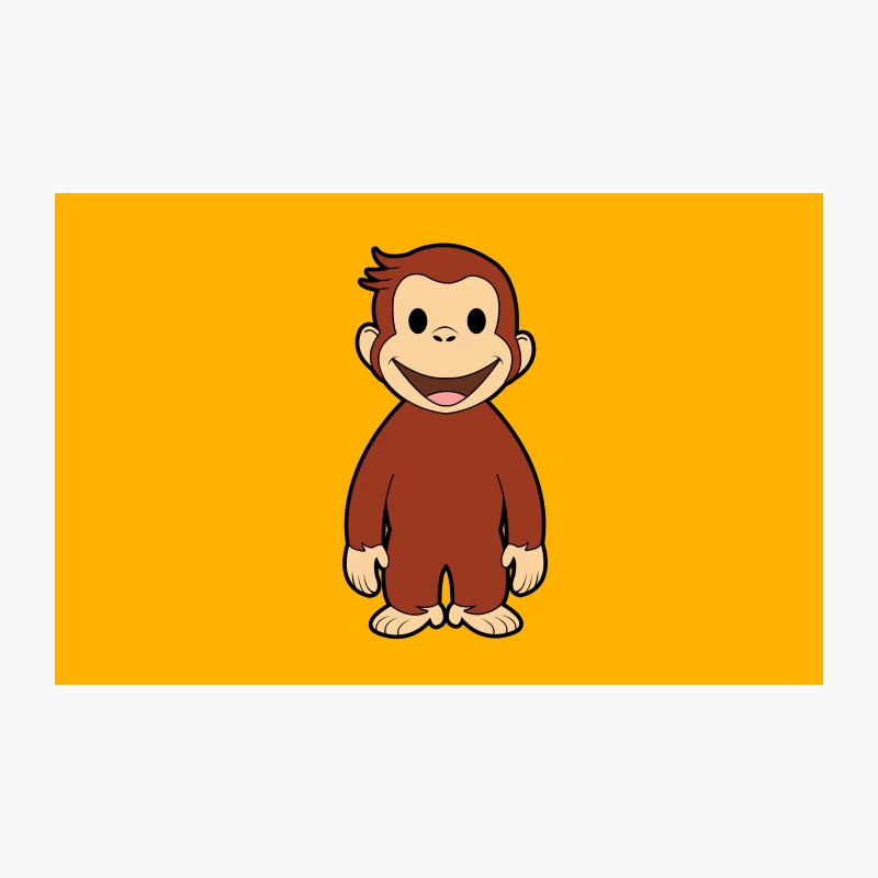 Curious George: Beloved Cartoon Monkey Character Travel Mug
