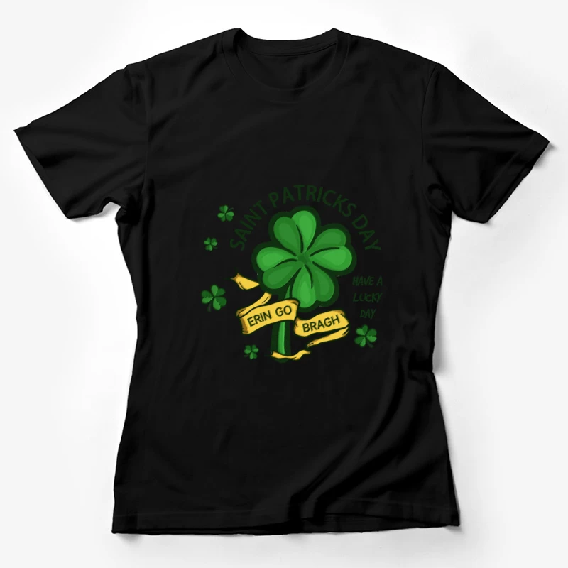 St. Patrick's Day Glücksklee Damen T-Shirt