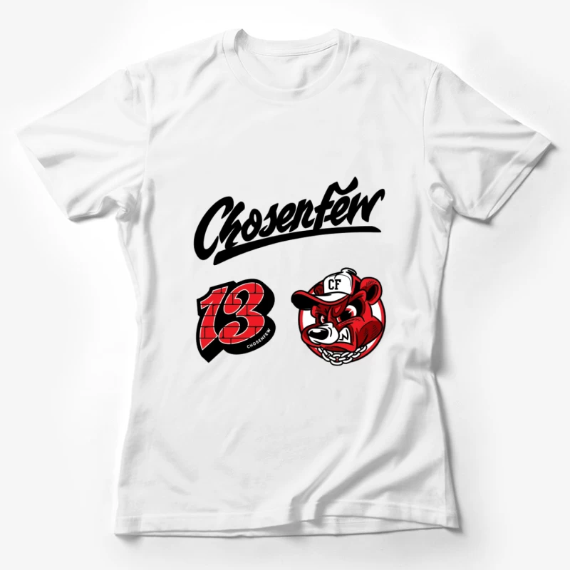 Aggressiver Bär, Graffiti, Chosen Few Damen T-Shirt