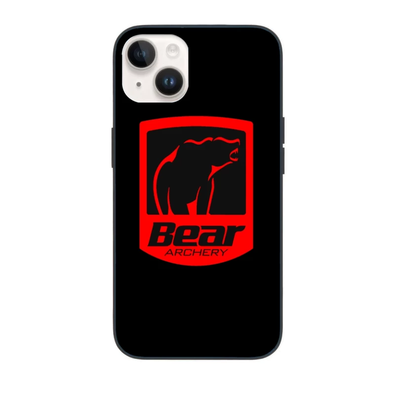 Bear Archery Company Red Logo Design iPhone Case