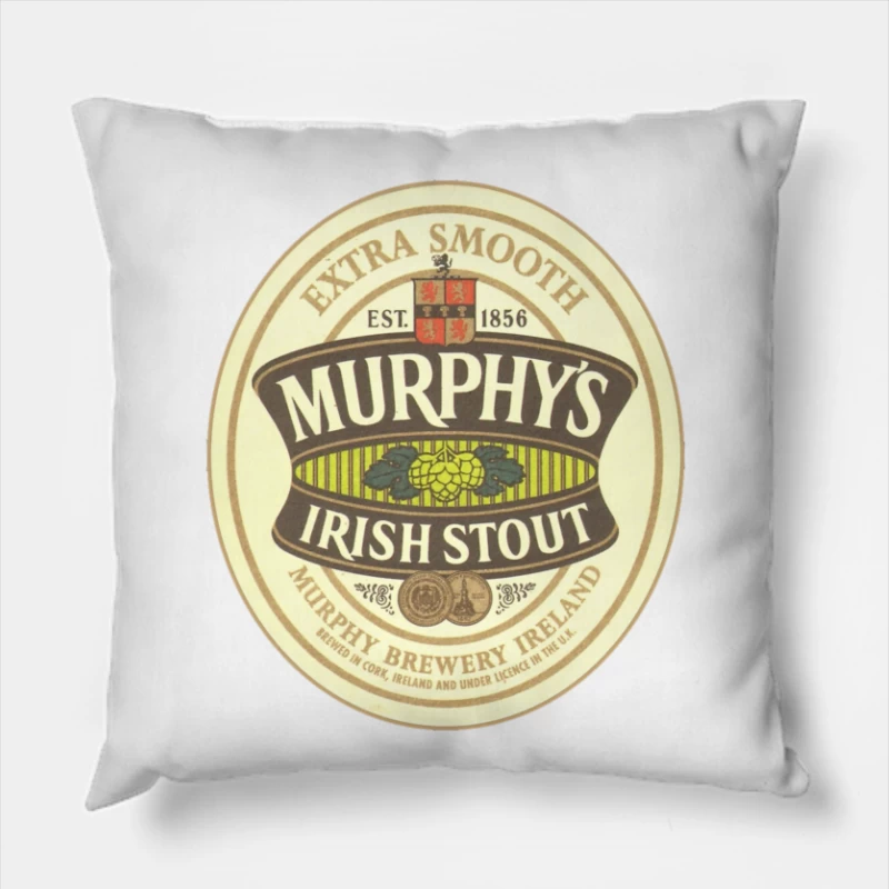 Murphys Round Vintage Throw Pillow