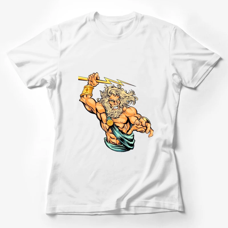 Zeus: The God of Lightning Female T-Shirt