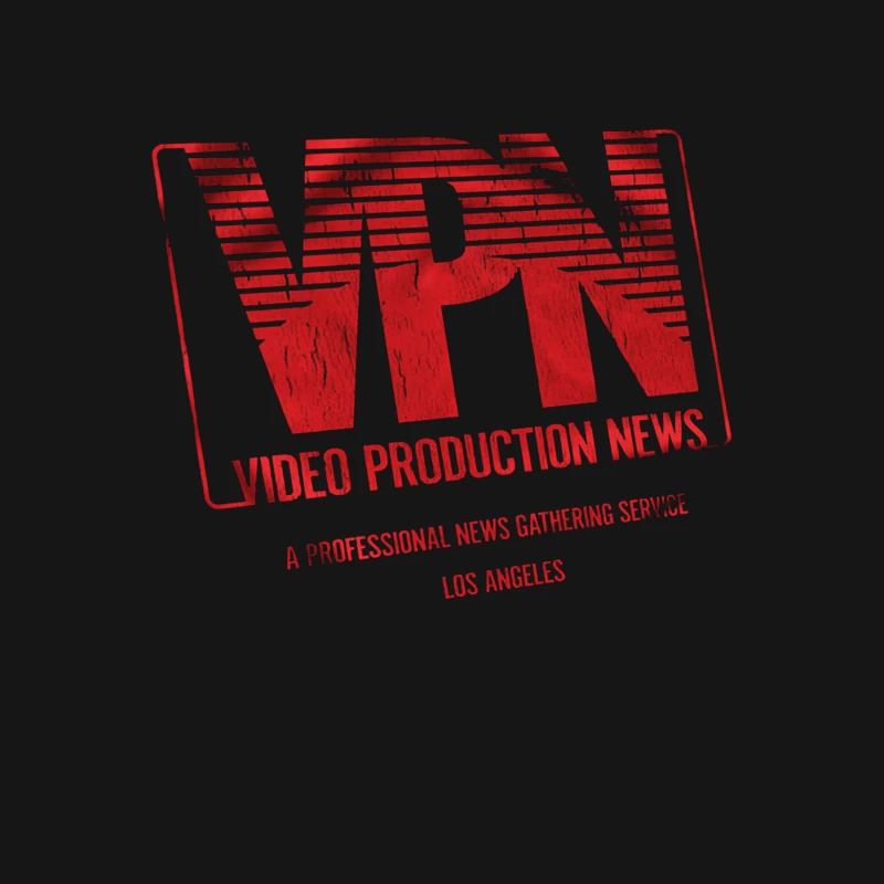 VPN Video Production News Logo Male T-Shirt