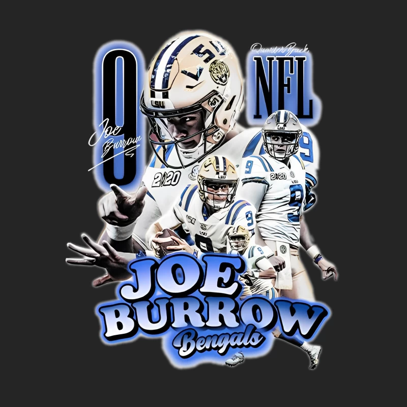 Joe Burrow NFL Bengals Collage Herren Pullover Sweatshirt