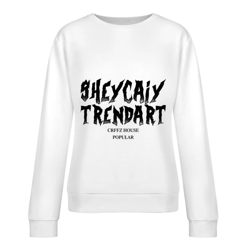 Trendiges Kunstdesign von Grefz House Damen Pullover Sweatshirt