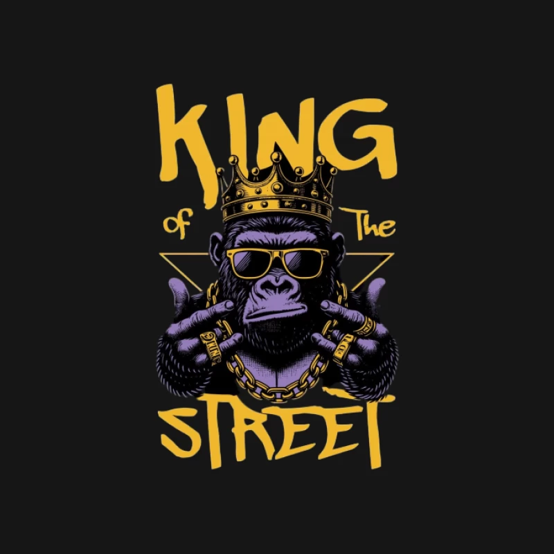 Roi de la Rue Singe Femme T-Shirt