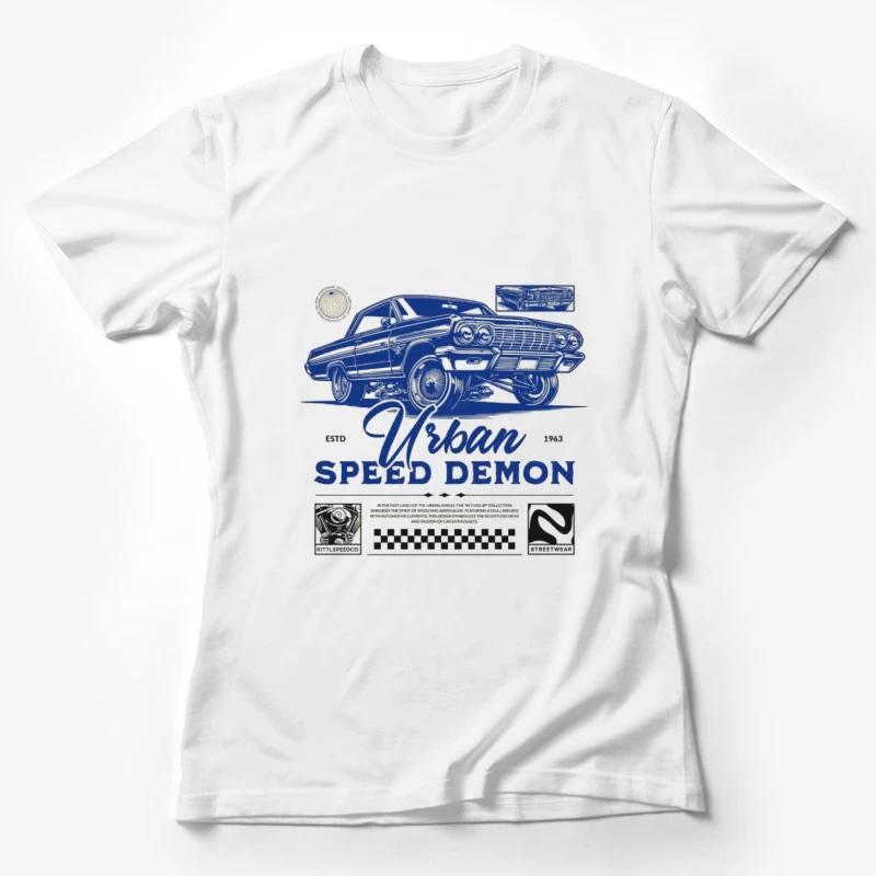 Urbaner Geschwindigkeitsdämon Auto Design Damen T-Shirt