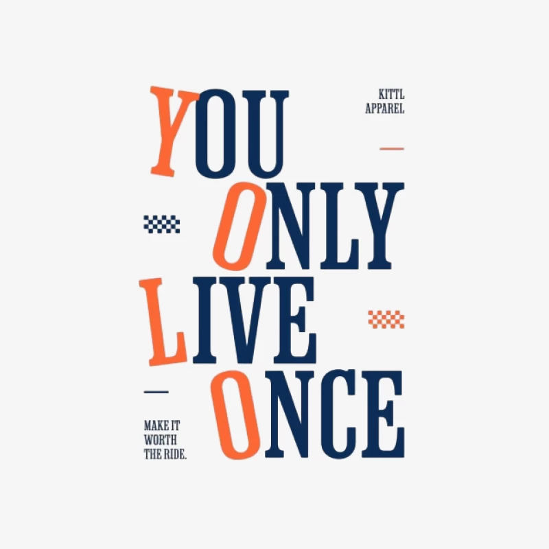 YOLO : Vous ne vivez qu'une fois Design Femme Sweat-shirt à enfiler