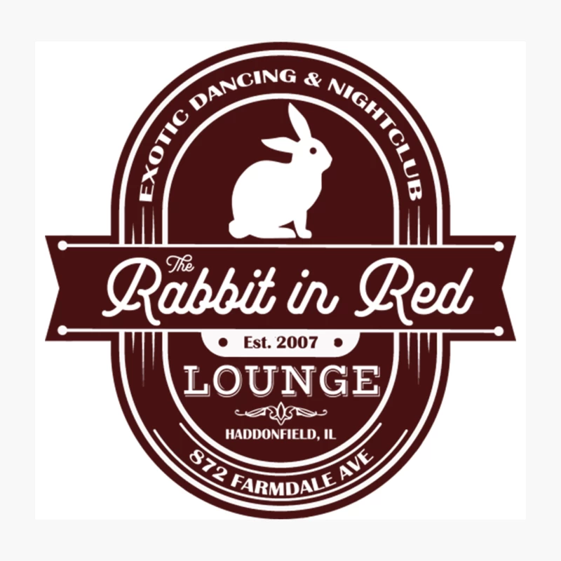 The Rabbit in Red from Halloween Throw Pillow