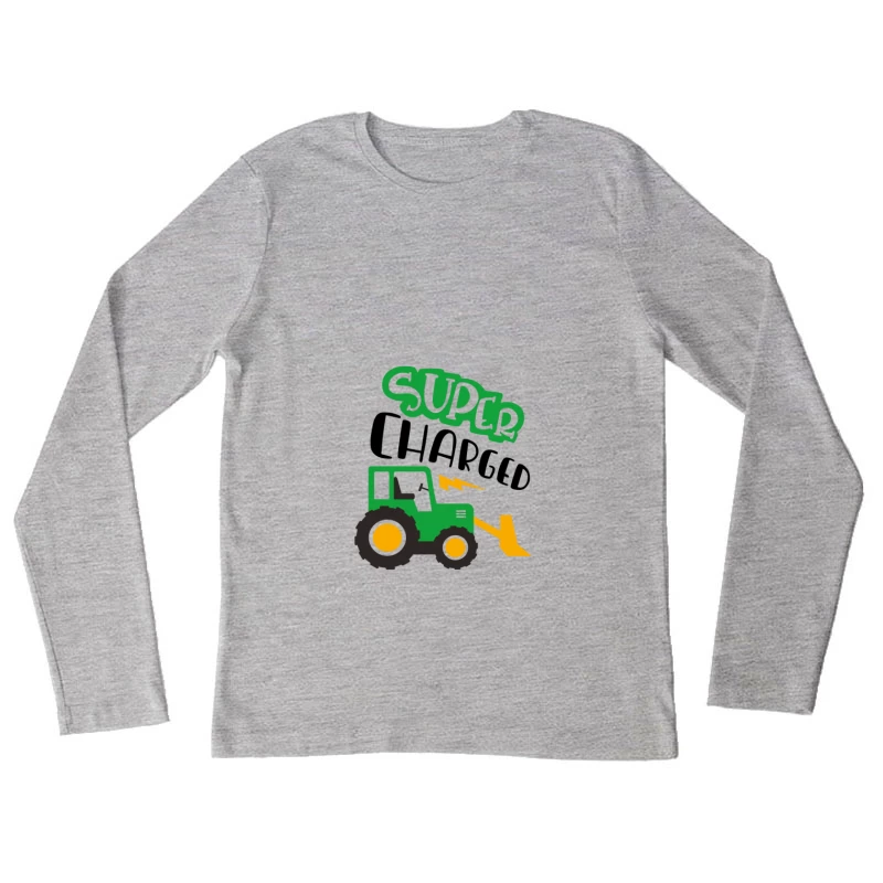 Tracteur super coloré Femme Manches Longues T-Shirt