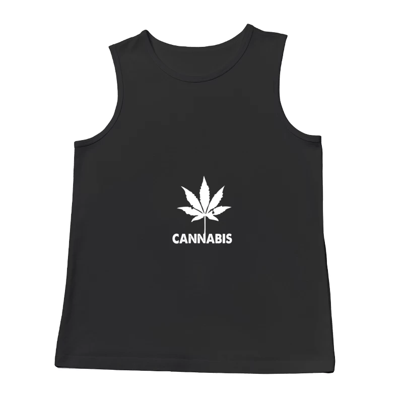 Logo de feuille de cannabis Homme Débardeur